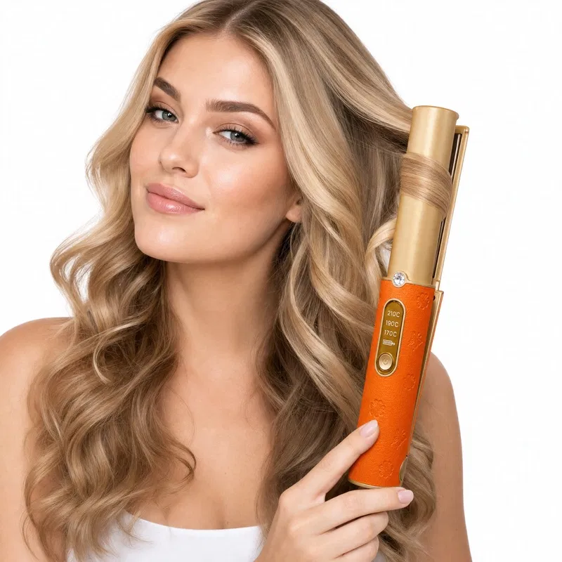 Cordless Hair Straightener Powdered Skin Texture