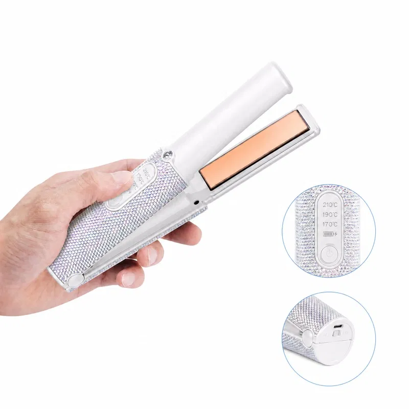 Cordless Hair Straightener white diamond