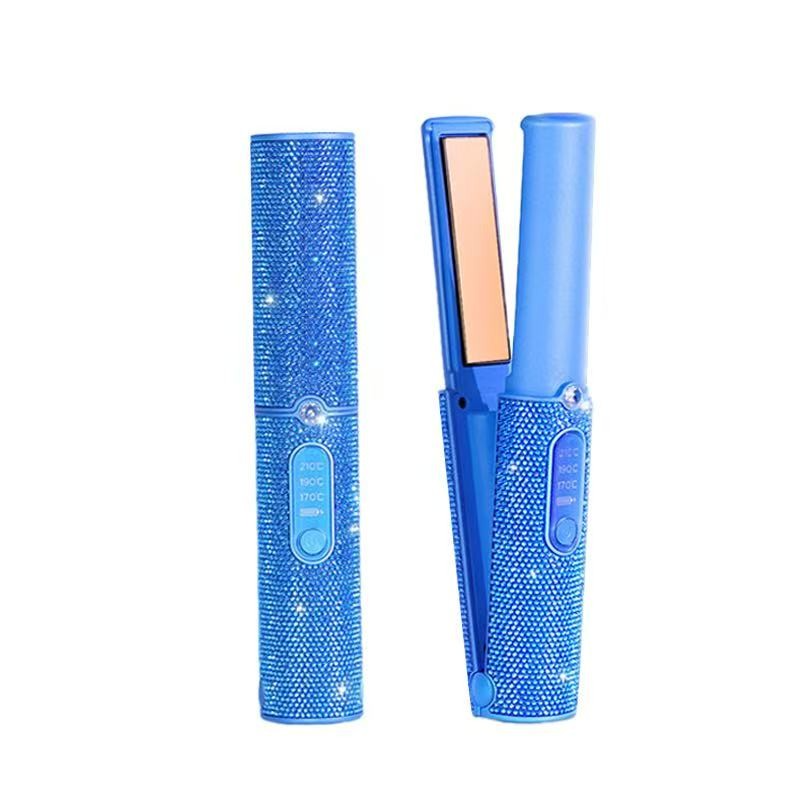 Cordless Hair Straightener blue diamond