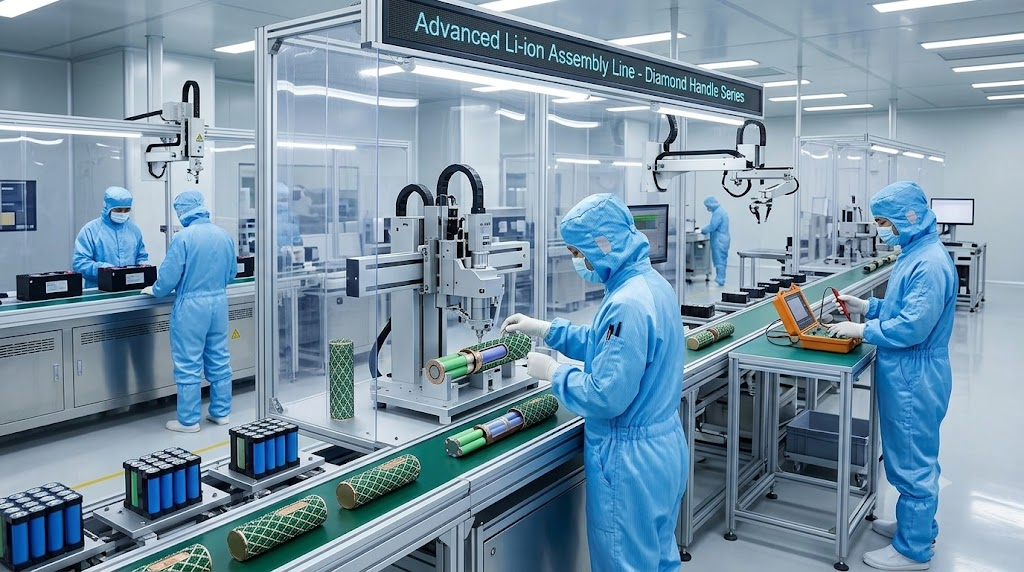 Professional factory cleanroom battery assembly line
