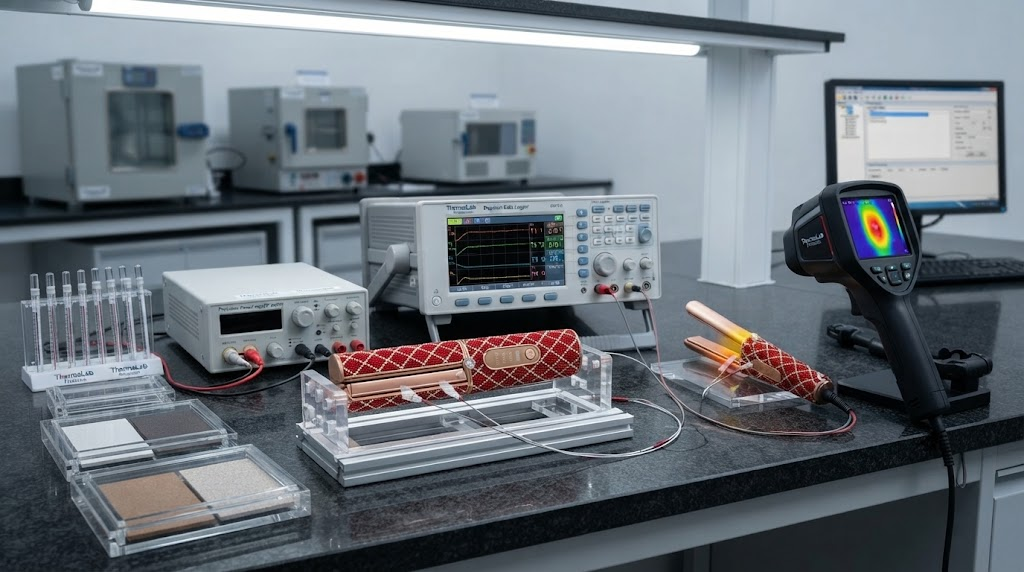 Electronic beauty appliance thermal testing equipment