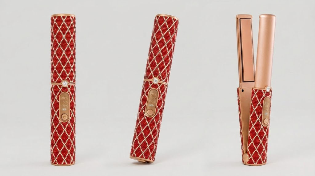 3D model of a hair straightener